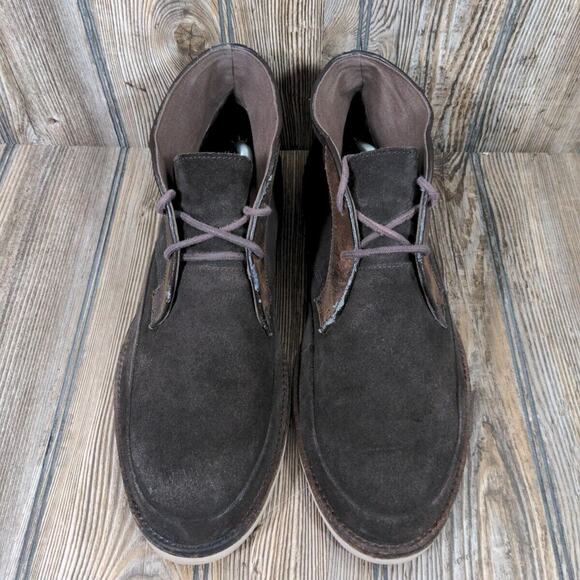 Mark Nason Skechers Brown Leather Chukka Boots Men‎ Sz 12 Ankle Shoes SN68079 main image 5